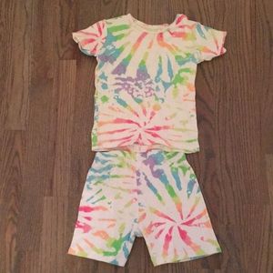 Pajama set. Tie dye. Size 6.